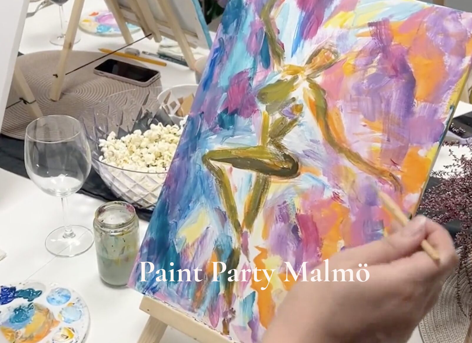 Paint party vastra hamnen micas art house